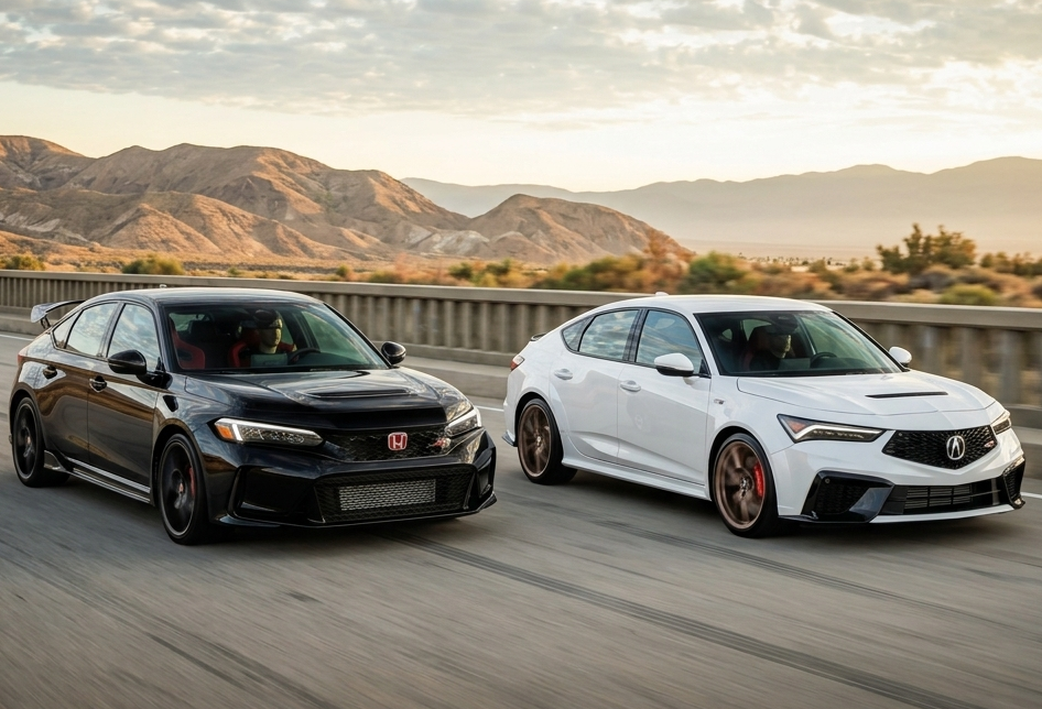 Acura Type R Rival Acura Integra Type S Vs. Honda Civic Type R - Road Ethos